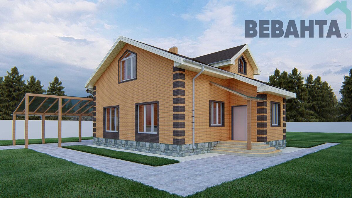 Главный фасад дома