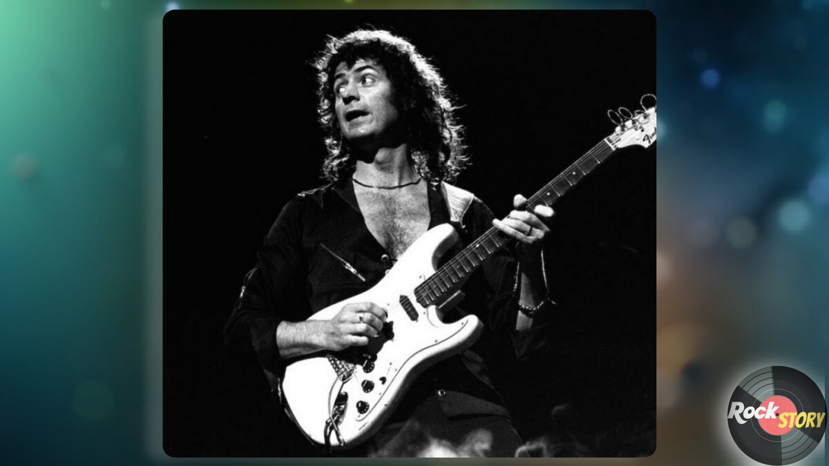 На фотографии Ричи Блэкмор.