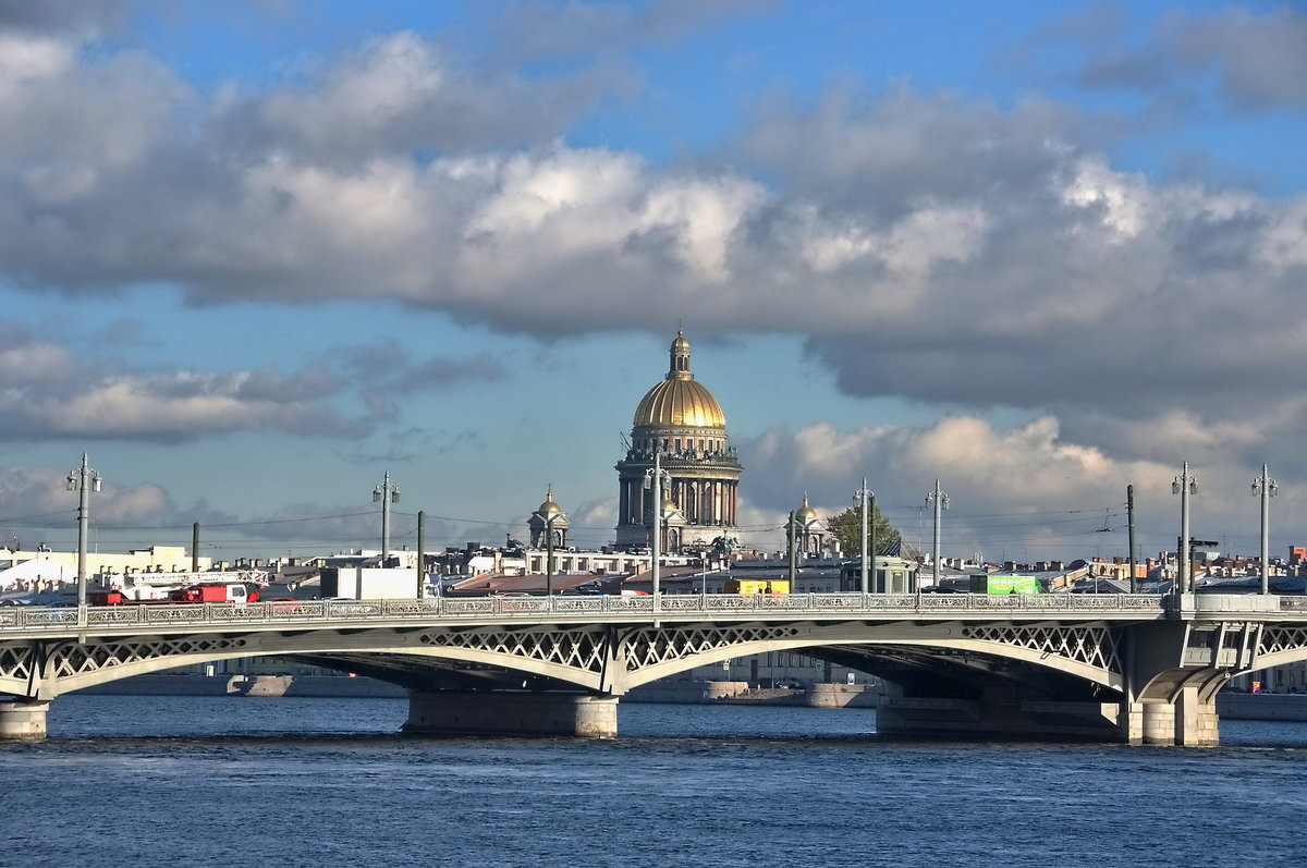 Благовещенский мост в санкт петербурге фото