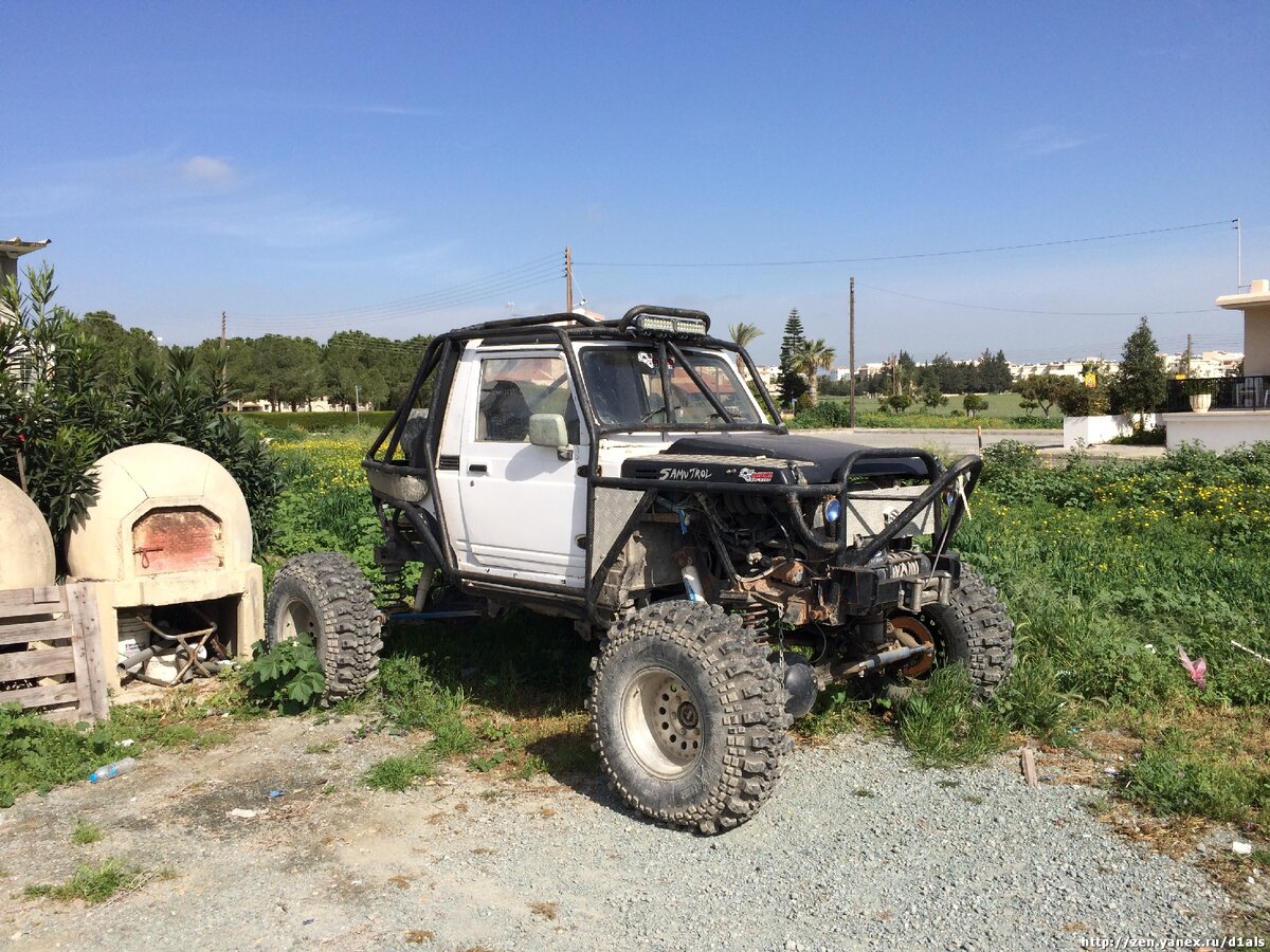 Кипр. Котлета на базе Suzuki Samurai