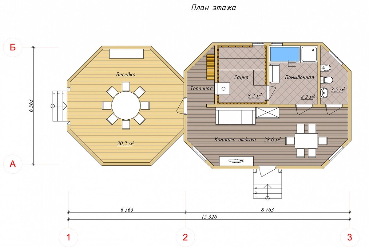 План бани беседки. Проект бани с беседкой. Восьмиугольный дом планировка. Восьмигранный дом планировка. Восьмиугольная баня проект.