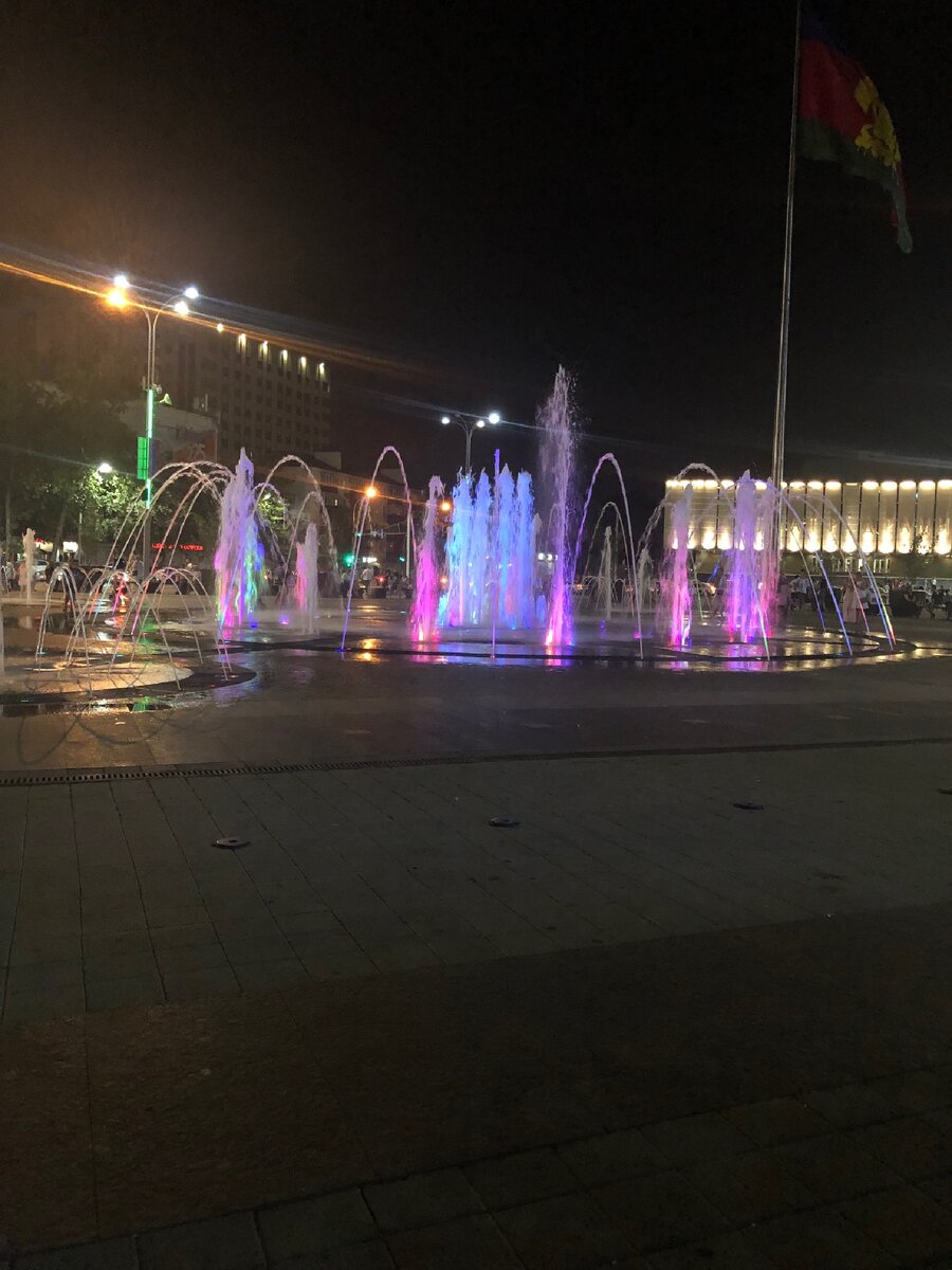 Краснодар изобилует фонтанами. 