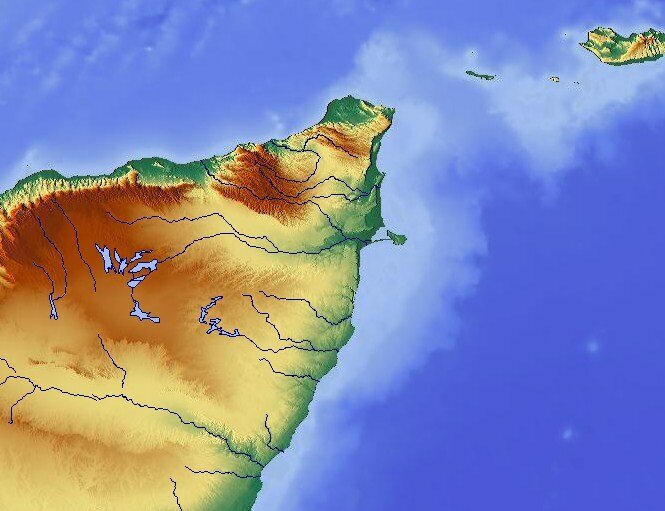 Полуостров Сомали. Где находится полуостров Сомали на контурной карте.