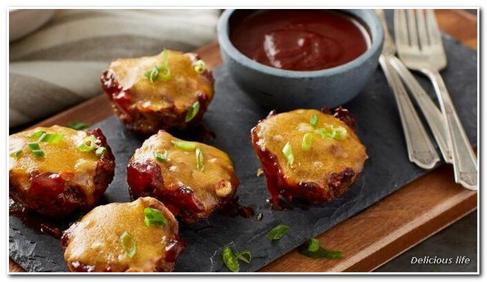 Кексы мясные. Мясные маффины.