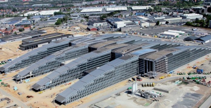 Строительство штаб-квартиры НАТО в Брюсселе.