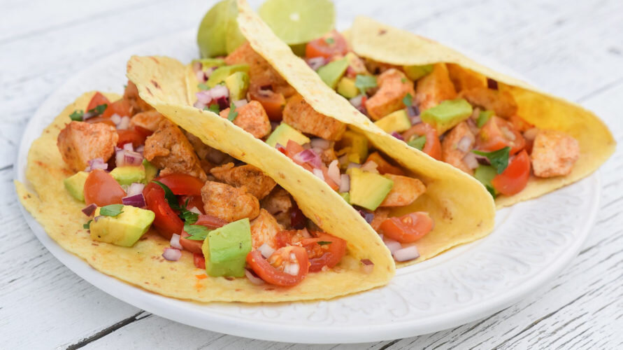 Тако с курицей 