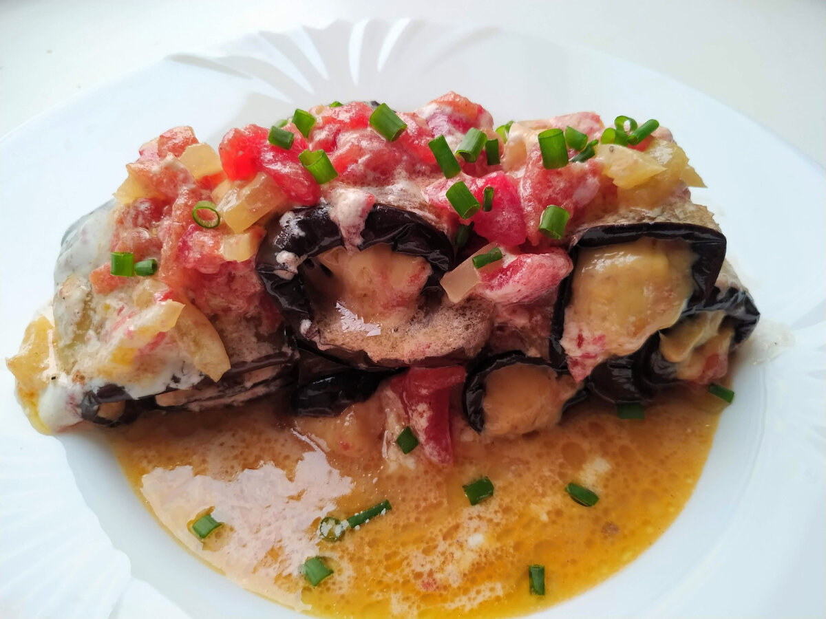 Рулетики из баклажанов с сыром. Светлана Аниканова 