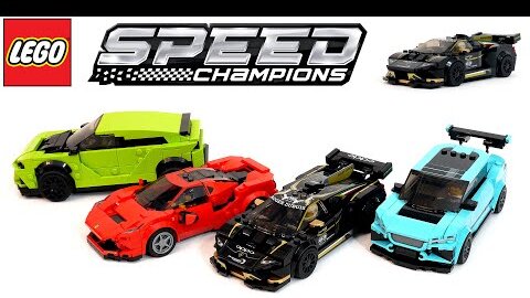 КРУТЫЕ МОДЕЛИ ЛЕГО Speed Champions 76899: Lamborghini Urus ST-X & Huracan Super Trofeo EVO