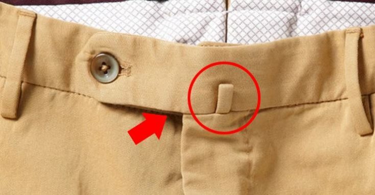 А вы знали, зачем к верхней части ширинки некоторых мужских брюк и джинсовпришивается маленькая петля?