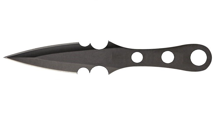 Как можно сделать макет ножа , очень просто.