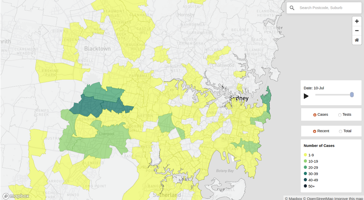 Ну что тут комментировать, сами все видите...В нашем районе Драммойн, по-прежнему всего один случай, да и тот очень давний...Но у нас все на карантине, район вымер просто...