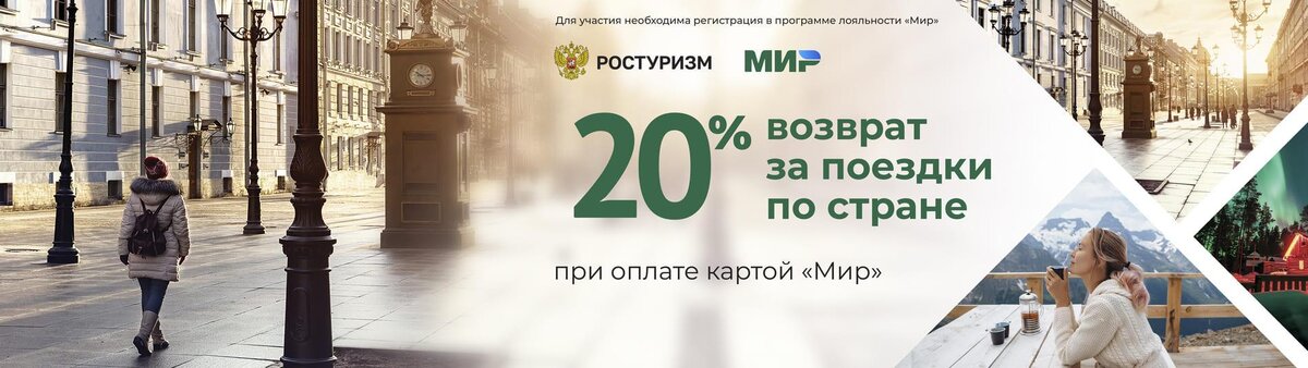 Карта мир 20 процентов от путевки 2022