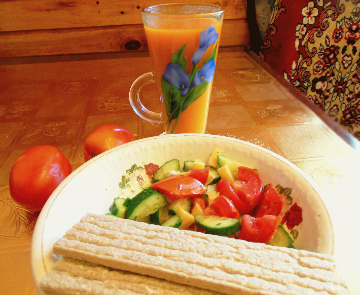 Мой дневной перекус сегодня без шоколадки (фото автора)