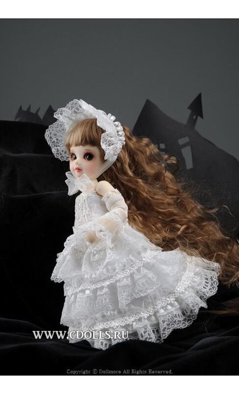 Кукла бжд Доллмор Арра, Белая тиара