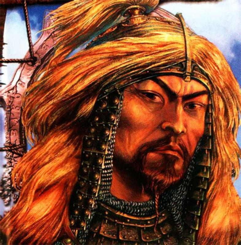 Наместник золотой орды. Хан Батый. Батый внук Чингисхана. Батый монгольский военачальник.