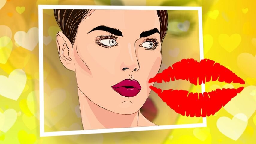 Чтобы губы были пухлыми, а носогубки незаметными // коллаж автора, изображения pixabay.com