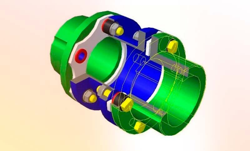 Зубчатая муфта 3D-модель скачать