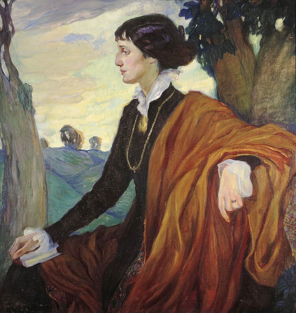 Портрет Анны Ахматовой кисти Ольги Делла-Вос-Кардовской