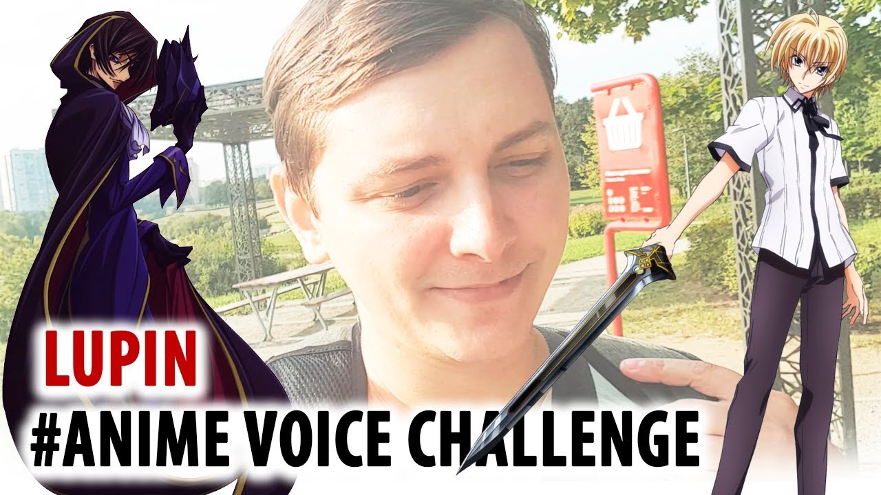 Озвучка аниме на улице! #AnimeVoiceChallenge - Люпин