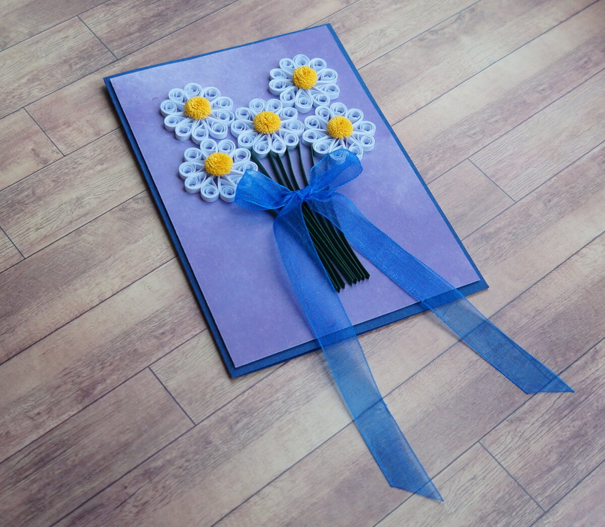 Моя открытка с ромашками