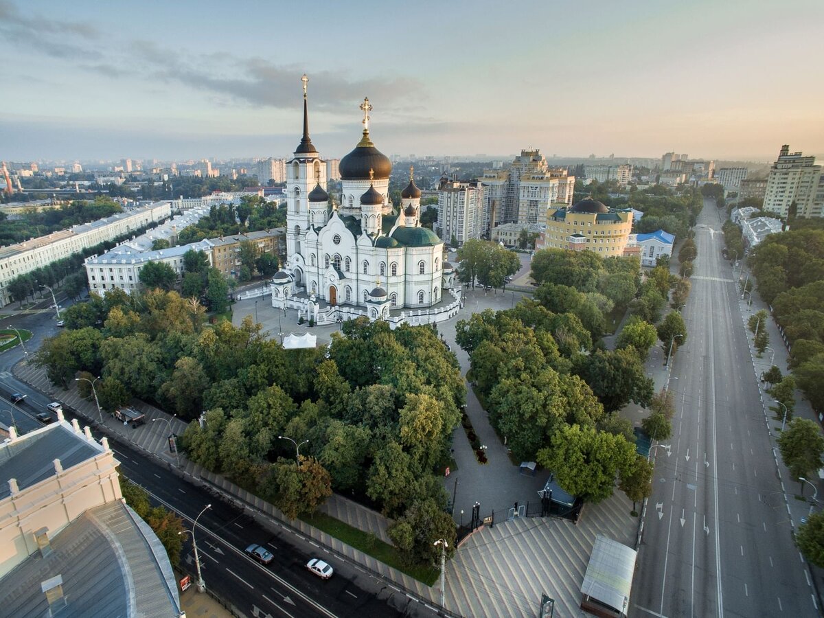 Достопримечательности  России. Воронежская область. г.Воронеж. Благовещенский кафедральный собор. Фото из открытых источников.