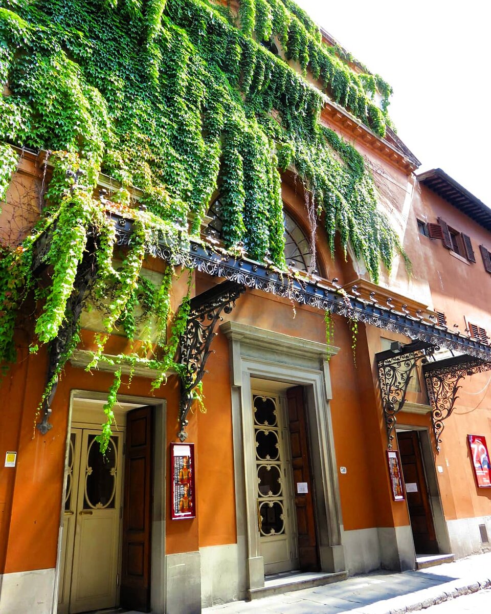 Teatro della Pergola - первый оперный театр, один из старейших театров Флоренции и мой самый любимый. Его историю, и почему он так называется, расскажу в одной из следующих публикаций. На фото 2 - здание театра и улица - Via della Pergola - на которой он расположен (фото автора)