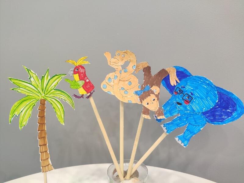 Домашний театр по книге "38 попугаев"