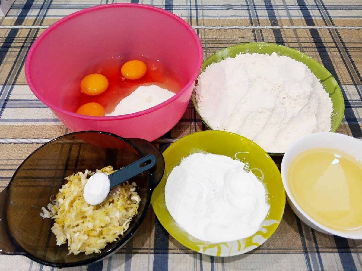 Ингредиенты для приготовления печенья