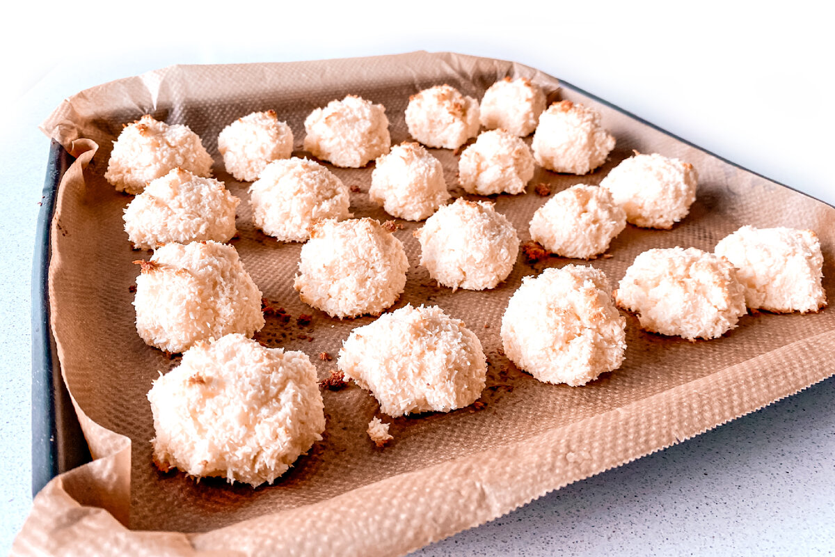 Кокосовое печенье на противне KALITVA