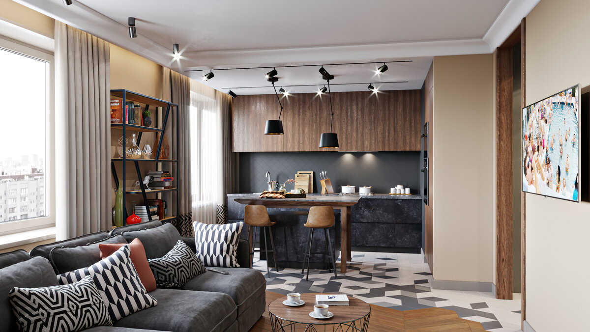 Визуализация интерьера квартиры