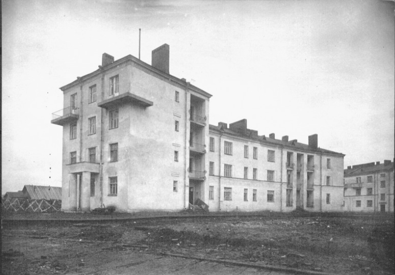 Андреевский Л. Г. Жилой массив для рабочих-текстильщиков на улице Ткачей. 1926 год. По материалам Госкаталога.