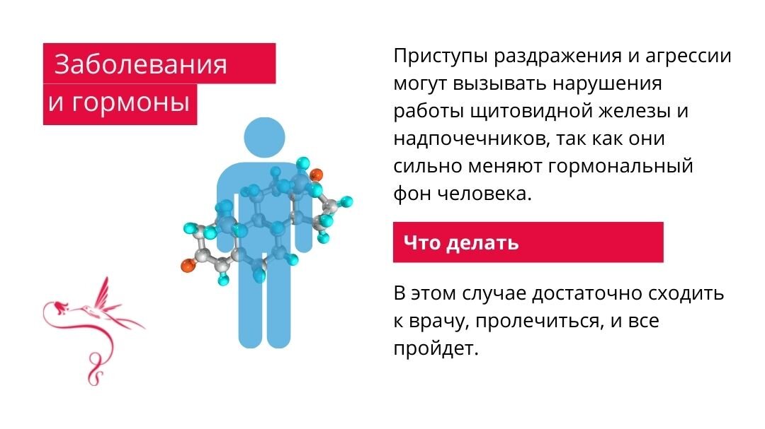 Гормональный сбой — частая причина агрессии