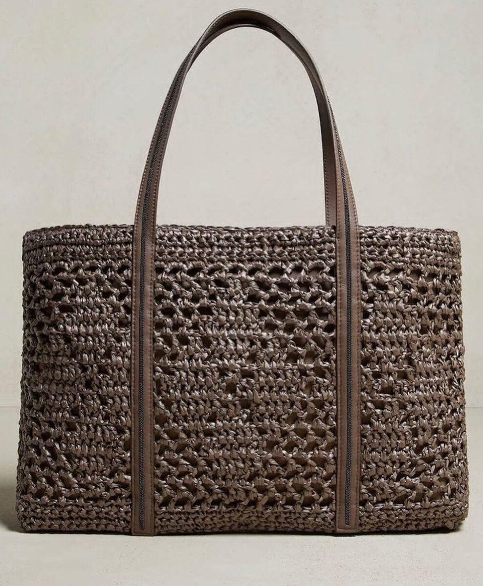 Сумка из рафии