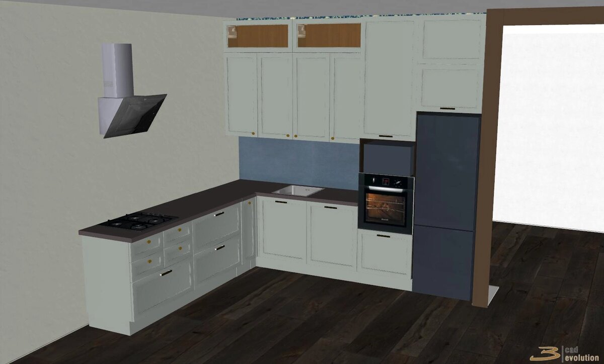 Один из первых вариантов проекта. 