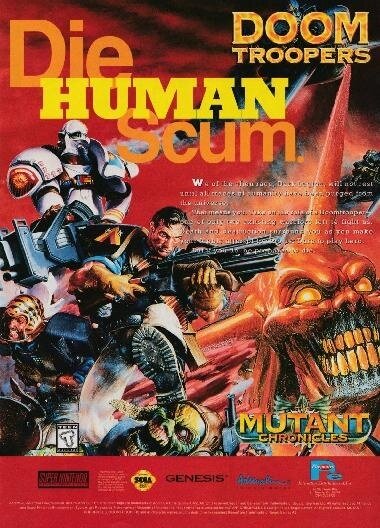 Печатная реклама в Electronic Gaming Monthly (США) 1995 год