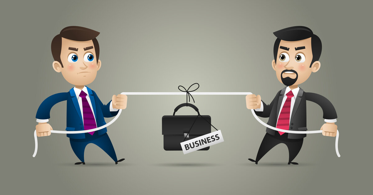 мало конкурентов на рынке