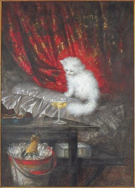 «Die Weisse. Белый КОТ»; продан за 1700 долларов. 