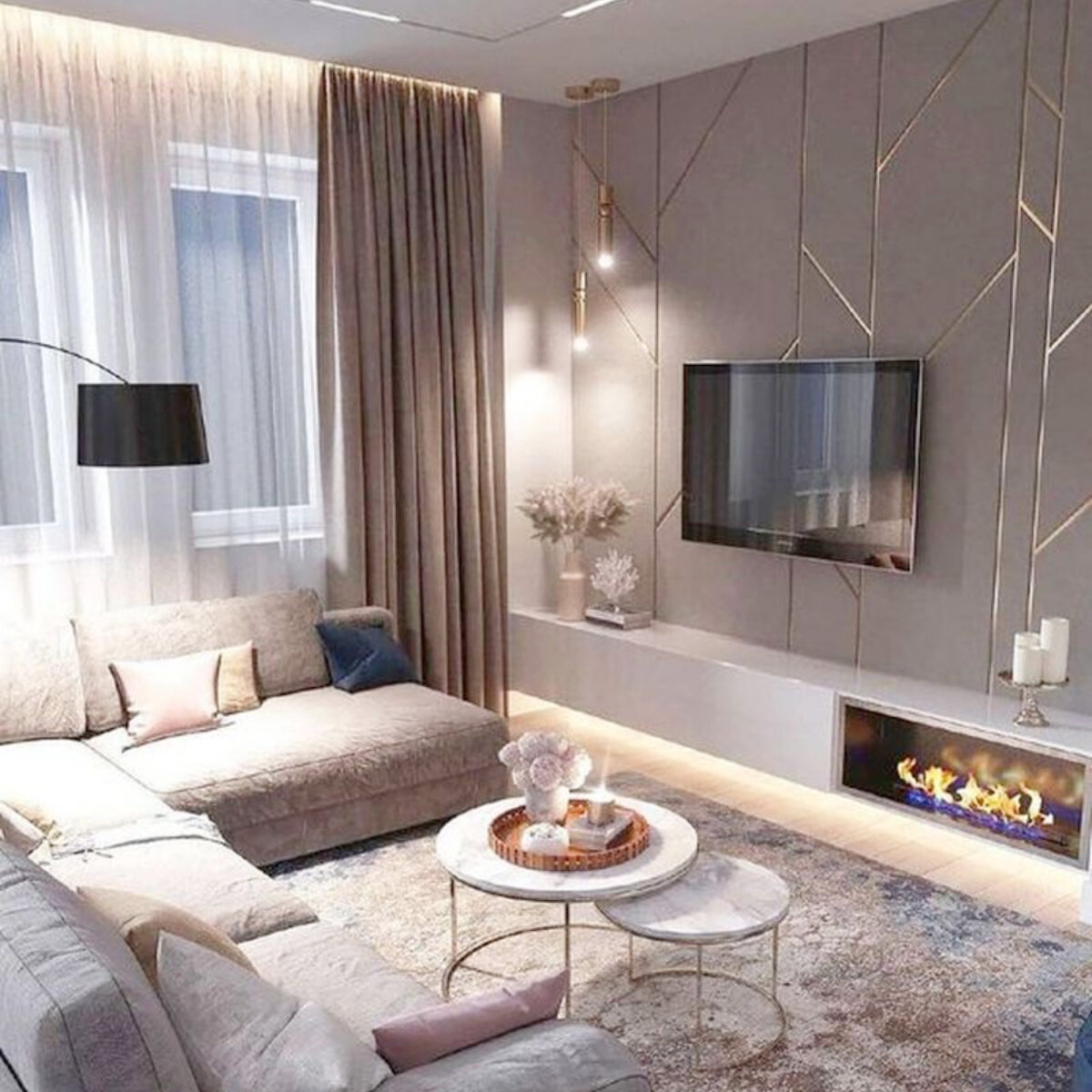 Современный дизайн интерьера. Фото 1.