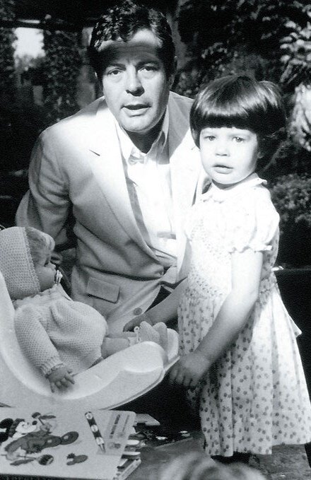 Марчелло Мастроянни с дочерью 