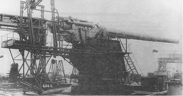 356-мм/52 морская пушка на Ржевском полигоне