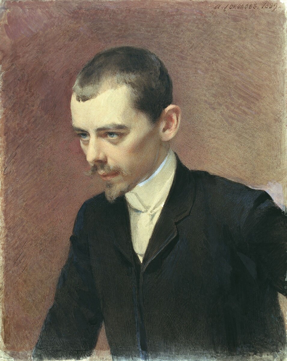 Портрет художника И.И. Ендогурова, А.П. Соколов, 1889. Севастопольский художественный музей имени М.П. Крошицкого.