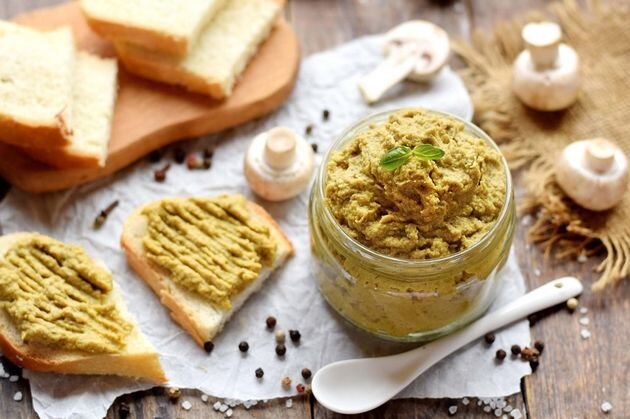 Паштет из кабачков с грибами