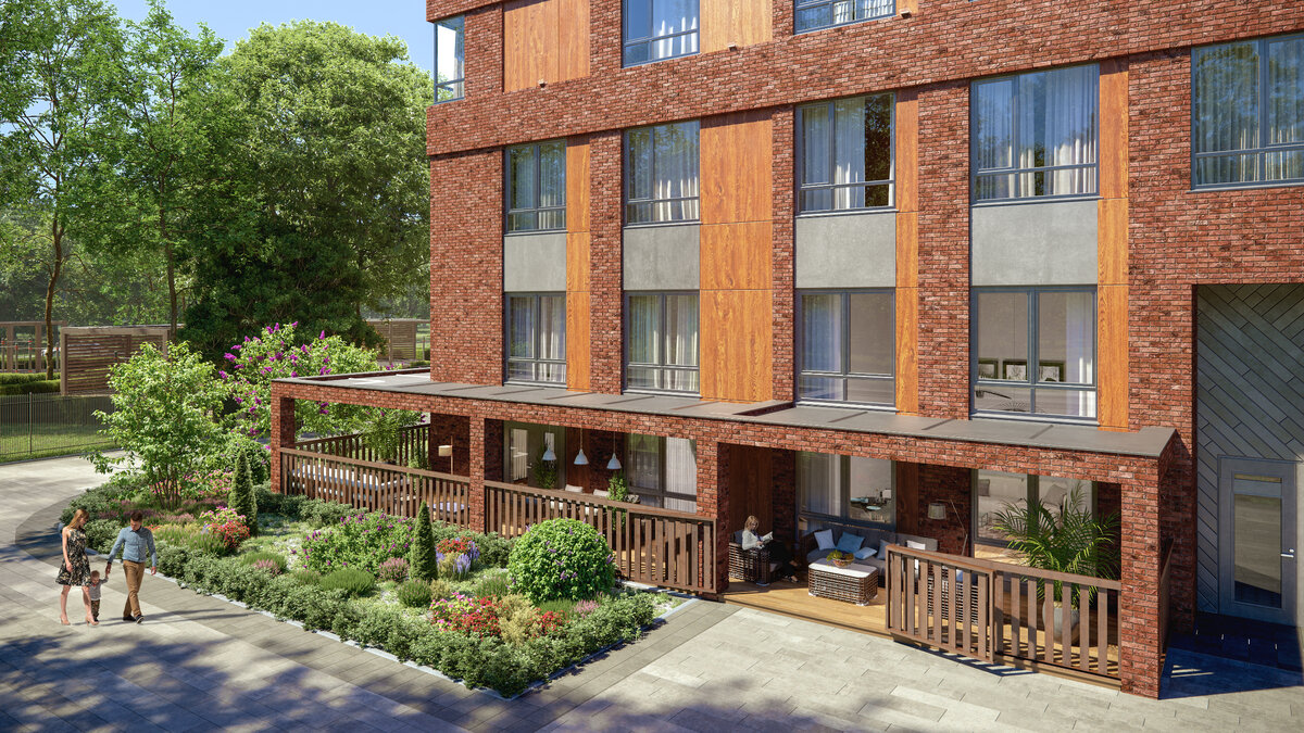 Такой формат выглядит хорошо только на картинках. В жизни все иначе. Изображение взято из интернета. (ЖК "Вереск").