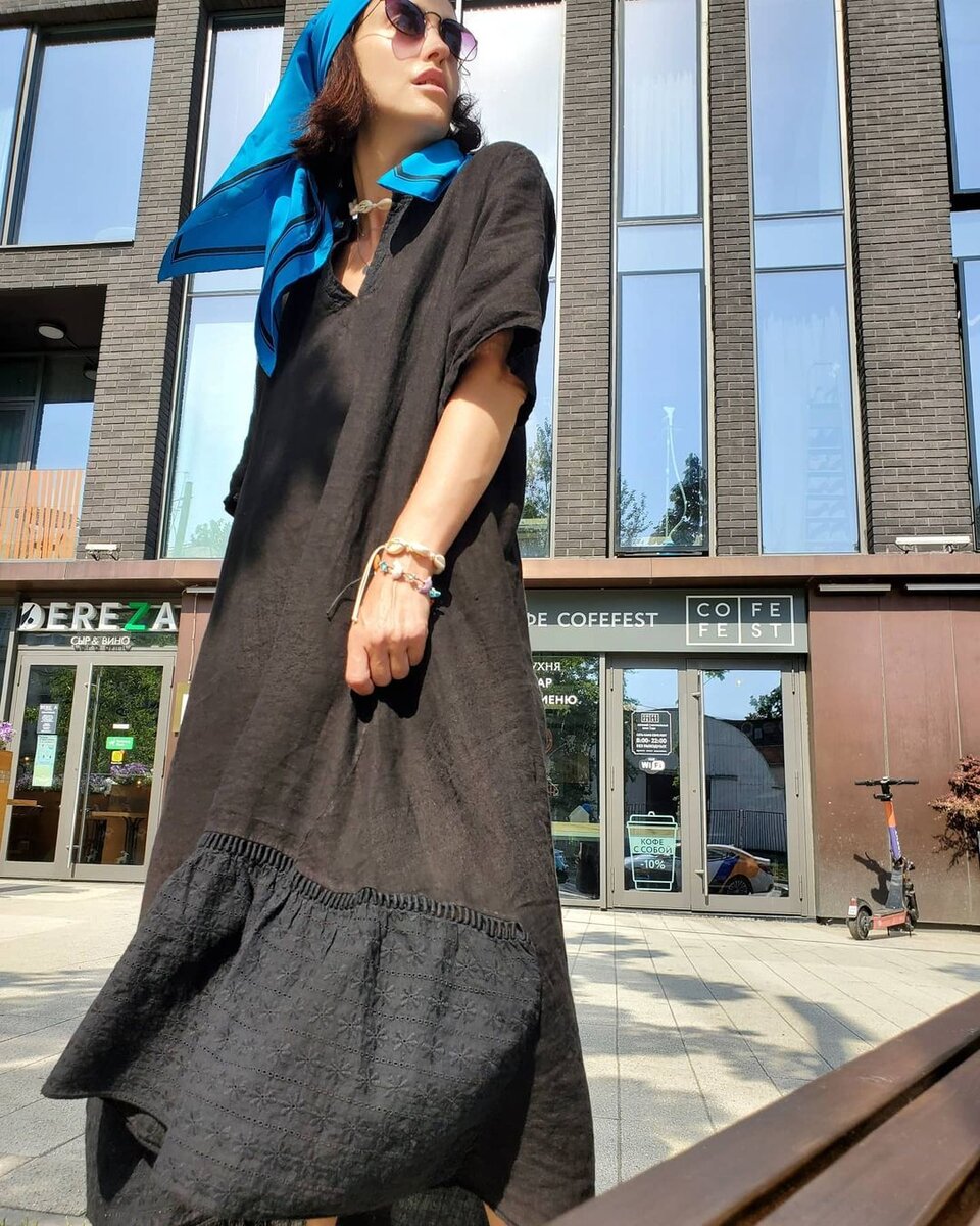 Авторское фото: образ с платком