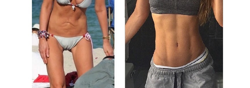 Пример skinny fat (скинни фэт)