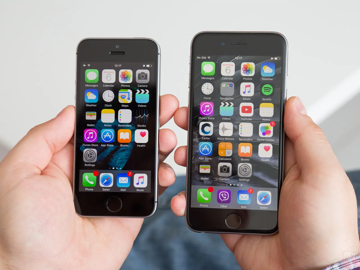 iPhone SE (2016), iPhone 6s.