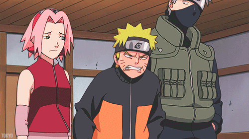 Сакура Харуно, Наруто Удзумаки, Какаши-сенсей