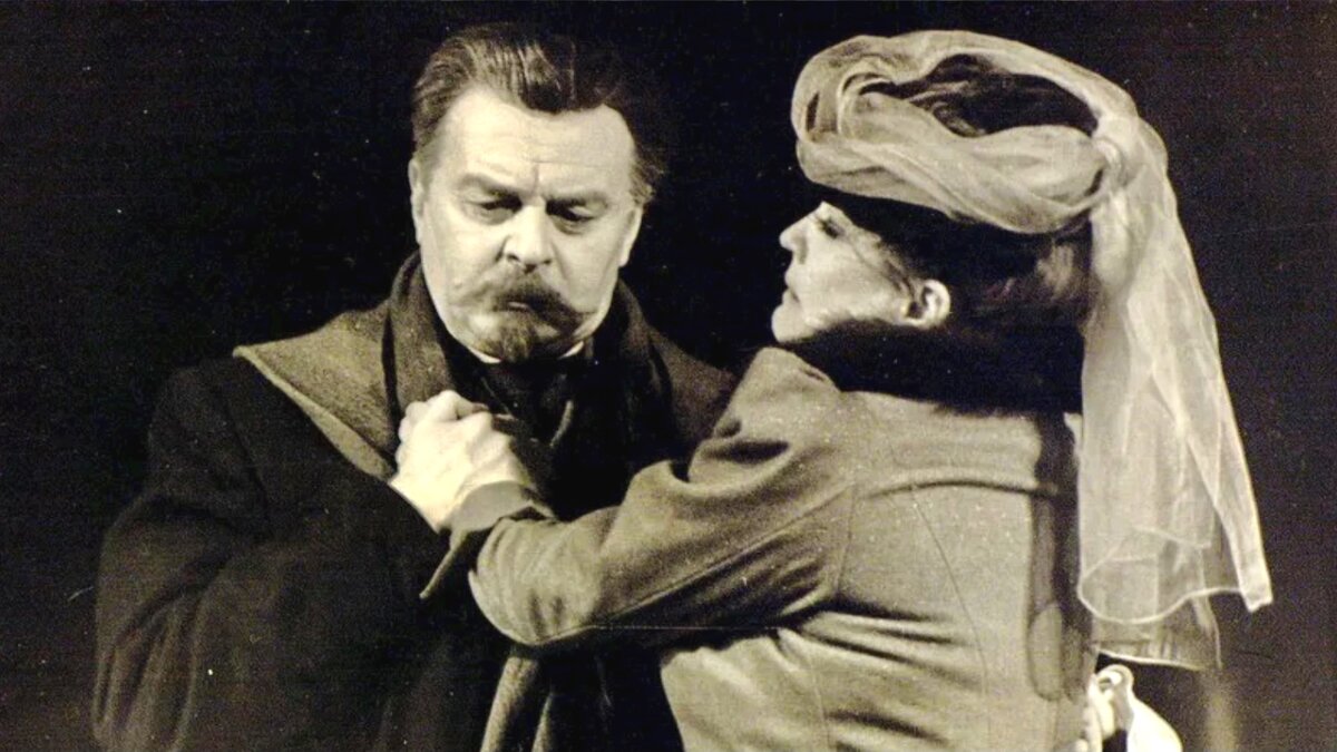 Варя и Лопахин — спектакль «Вишнёвый сад», 1956 год
