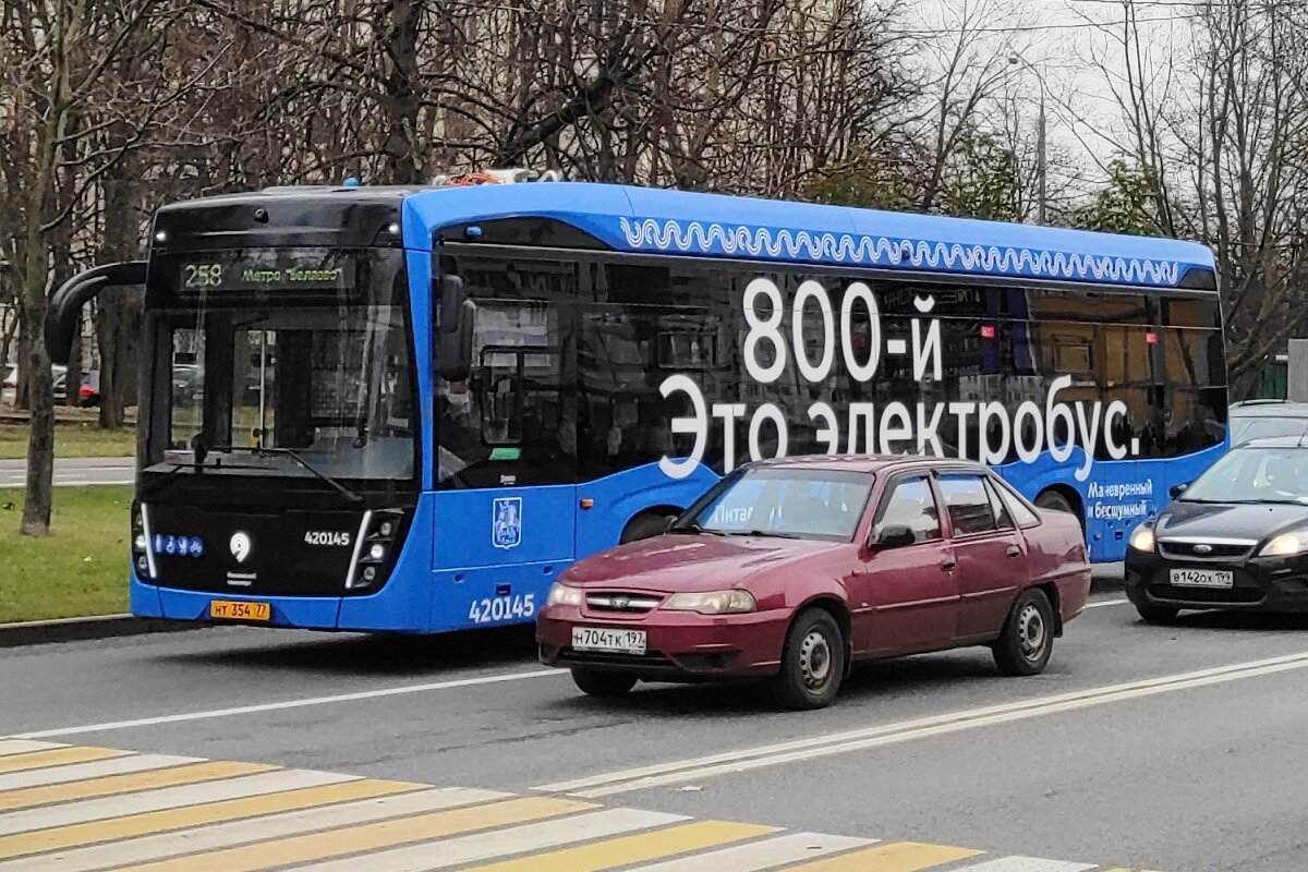 Парк электробусов в Москве уверенно движется к первой тысячи