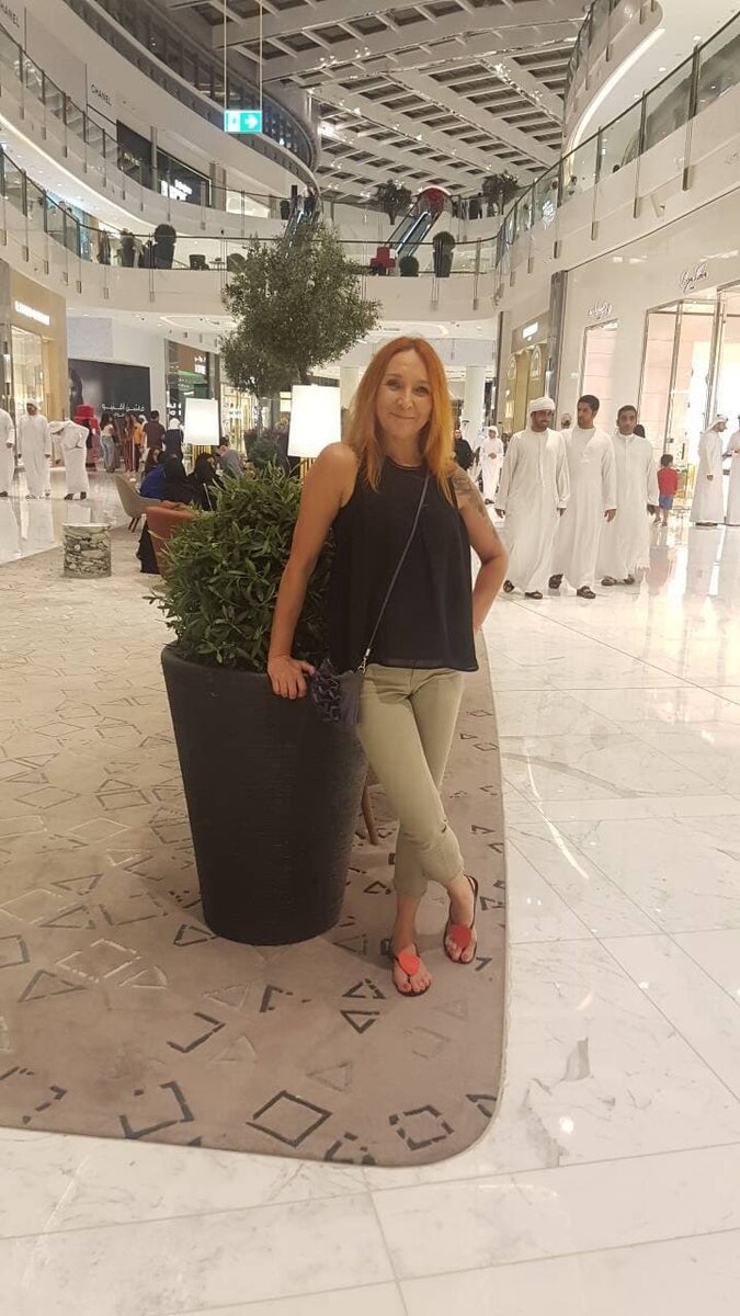 На шоппинге в Дубай молл